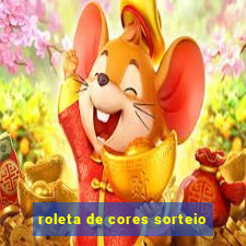 roleta de cores sorteio