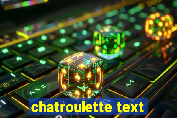 chatroulette text