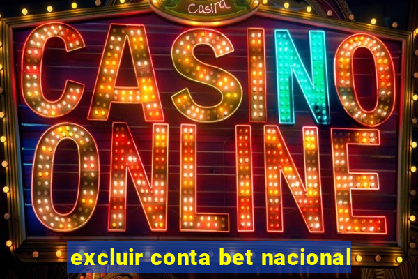 excluir conta bet nacional