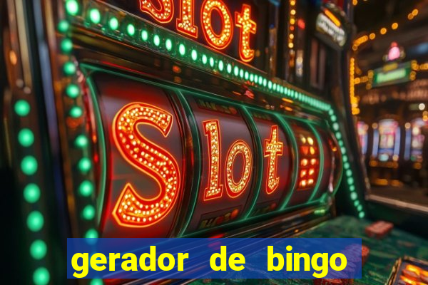 gerador de bingo de palavras