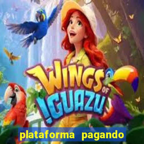 plataforma pagando no cadastro