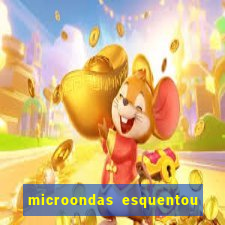 microondas esquentou demais e parou de funcionar