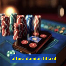 altura damian lillard