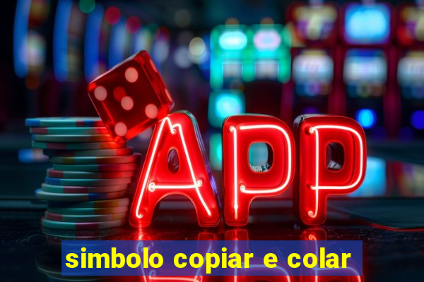 simbolo copiar e colar