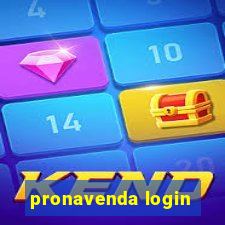 pronavenda login