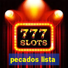 pecados lista